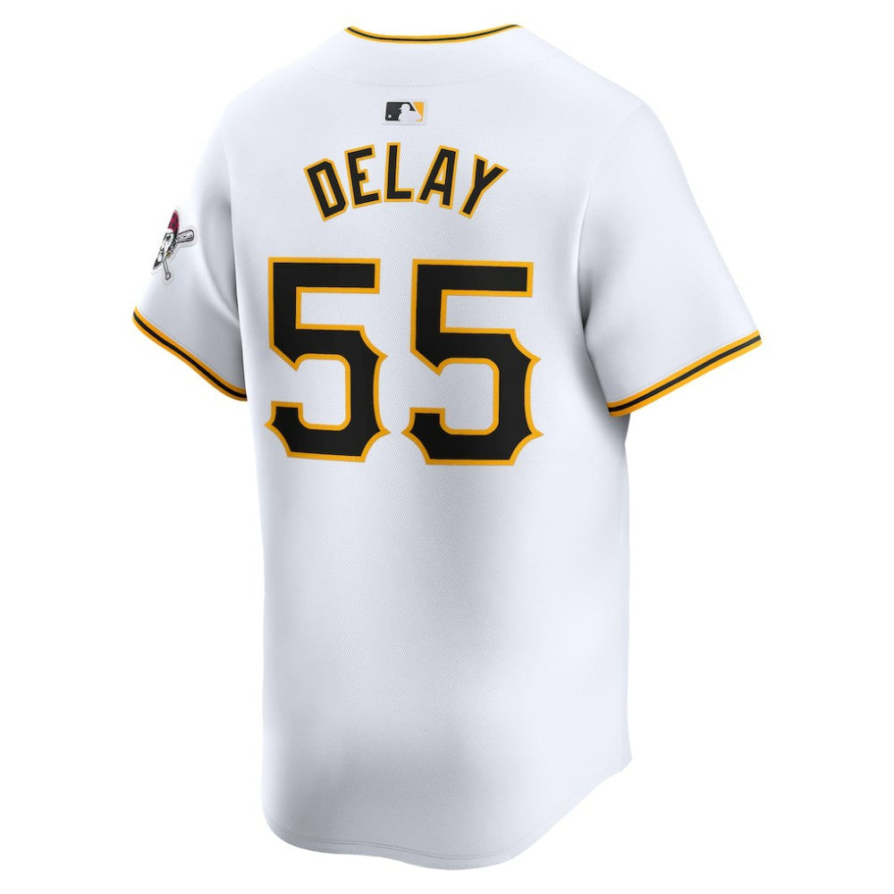 Jason Delay Pittsburgh Pirates Home Limited Player Jersey - White