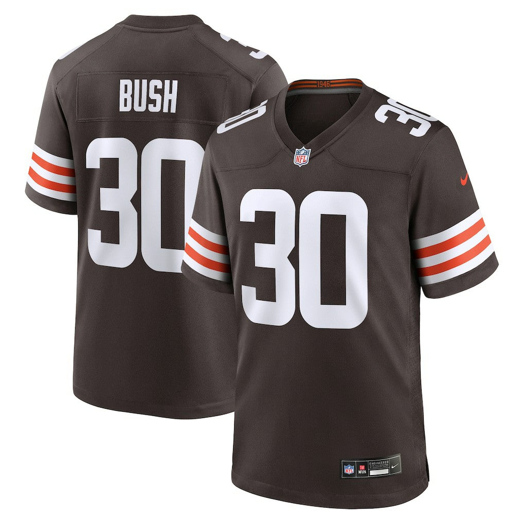 Devin Bush Cleveland Browns Game Jersey - Brown on sale