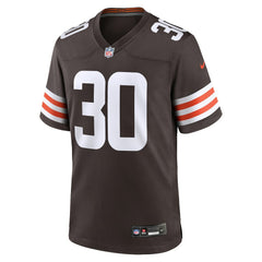 Devin Bush Cleveland Browns Game Jersey - Brown on sale