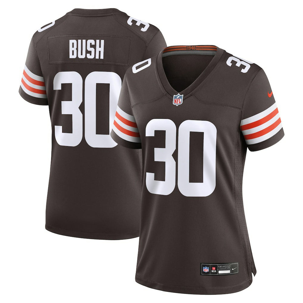 Devin Bush Cleveland Browns Women's Game Jersey - Brown sale