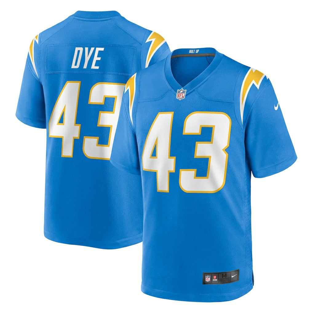 Troy Dye Los Angeles Chargers Game Jersey - Powder Blue on sale