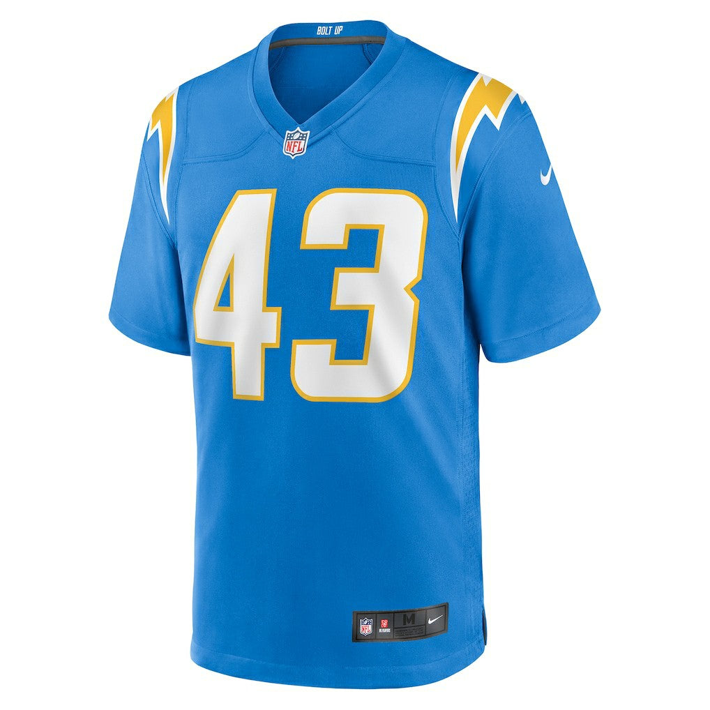 Troy Dye Los Angeles Chargers Game Jersey - Powder Blue on sale