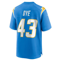 Troy Dye Los Angeles Chargers Game Jersey - Powder Blue on sale