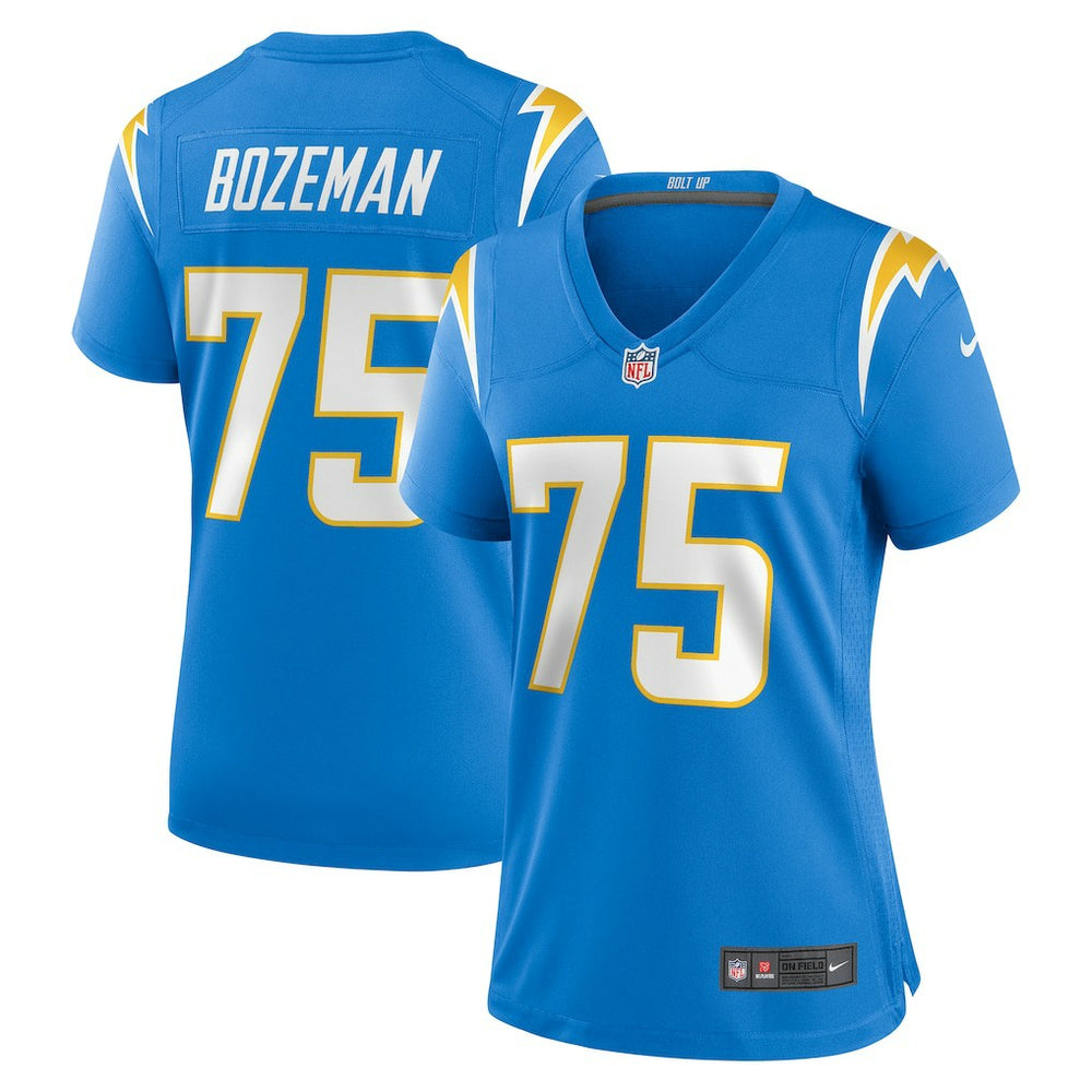 Bradley Bozeman Los Angeles Chargers Women's Game Jersey - Powder Blue discount