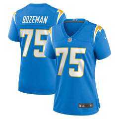 Bradley Bozeman Los Angeles Chargers Women's Game Jersey - Powder Blue discount