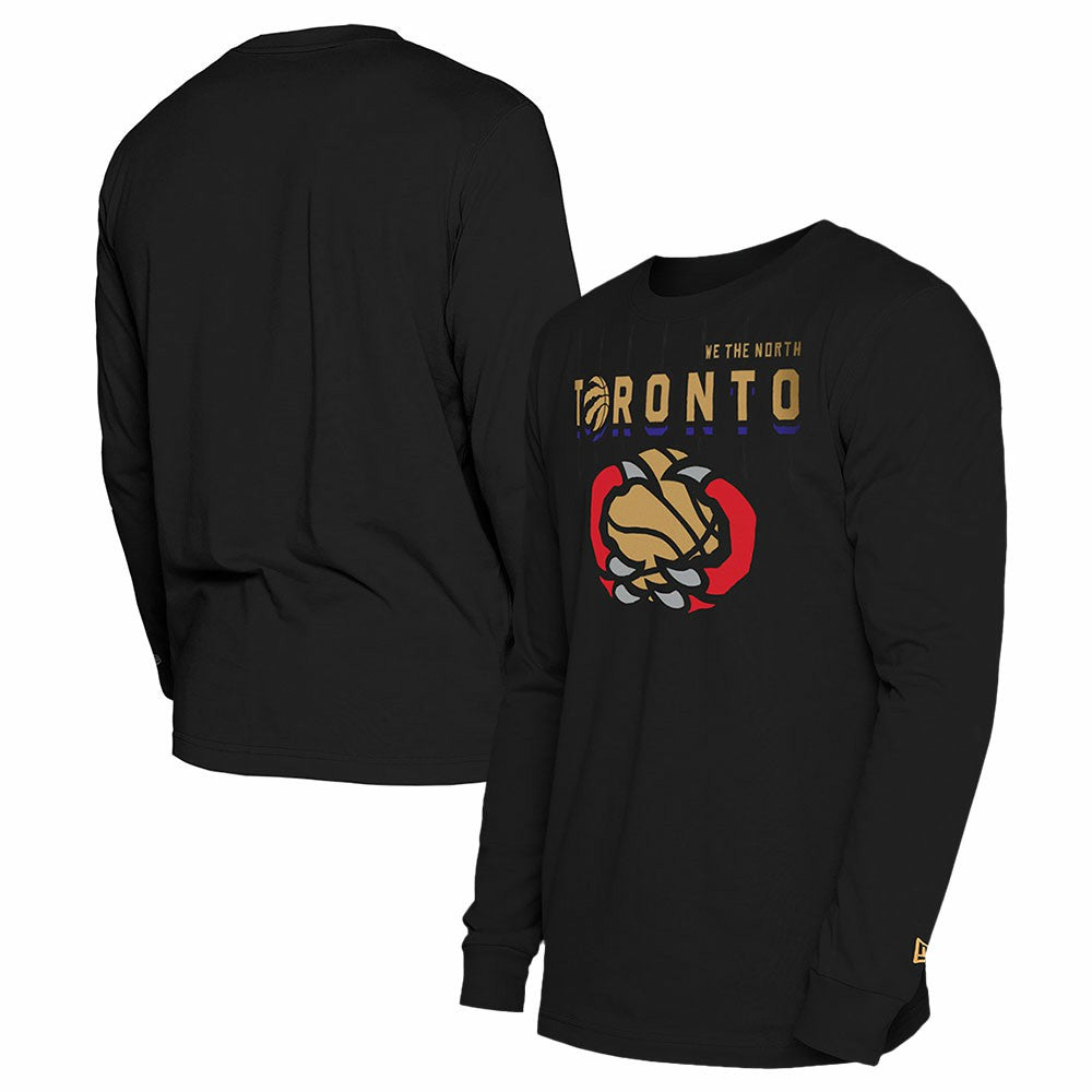Toronto Raptors 2024/25 City Edition Long Sleeve T-Shirt - Black cheap