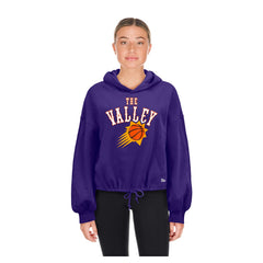 Phoenix Suns Women's 2024/25 City Edition Cropped Pullover Hoodie - Purple for sale