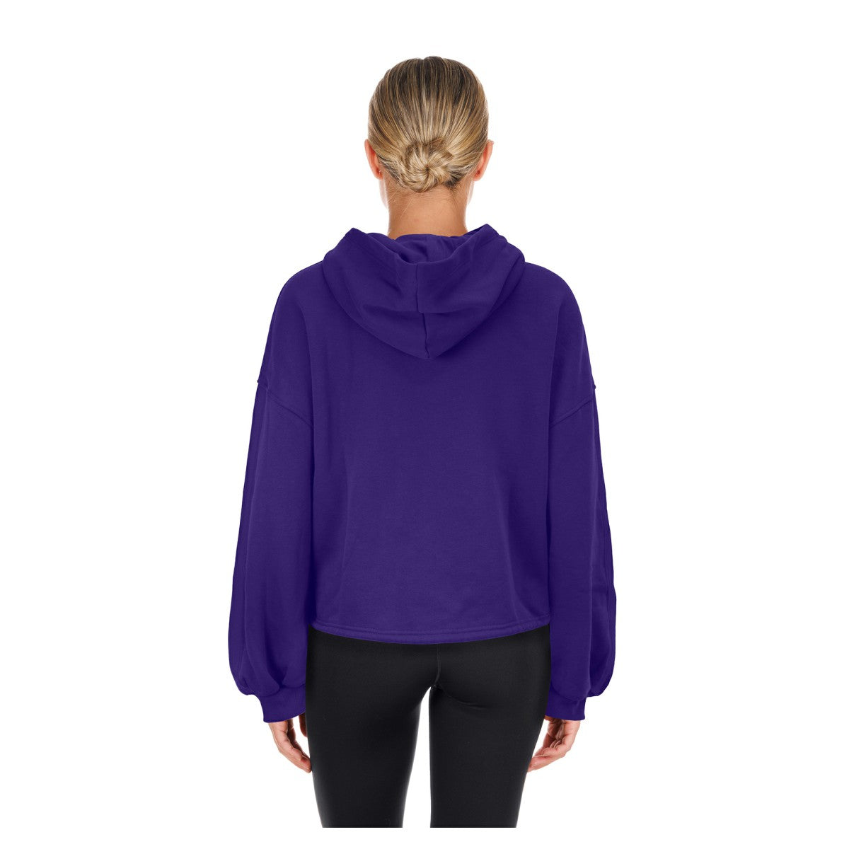 Phoenix Suns Women's 2024/25 City Edition Cropped Pullover Hoodie - Purple for sale