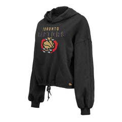 Toronto Raptors Women's 2024/25 City Edition Cropped Pullover Hoodie - Black online