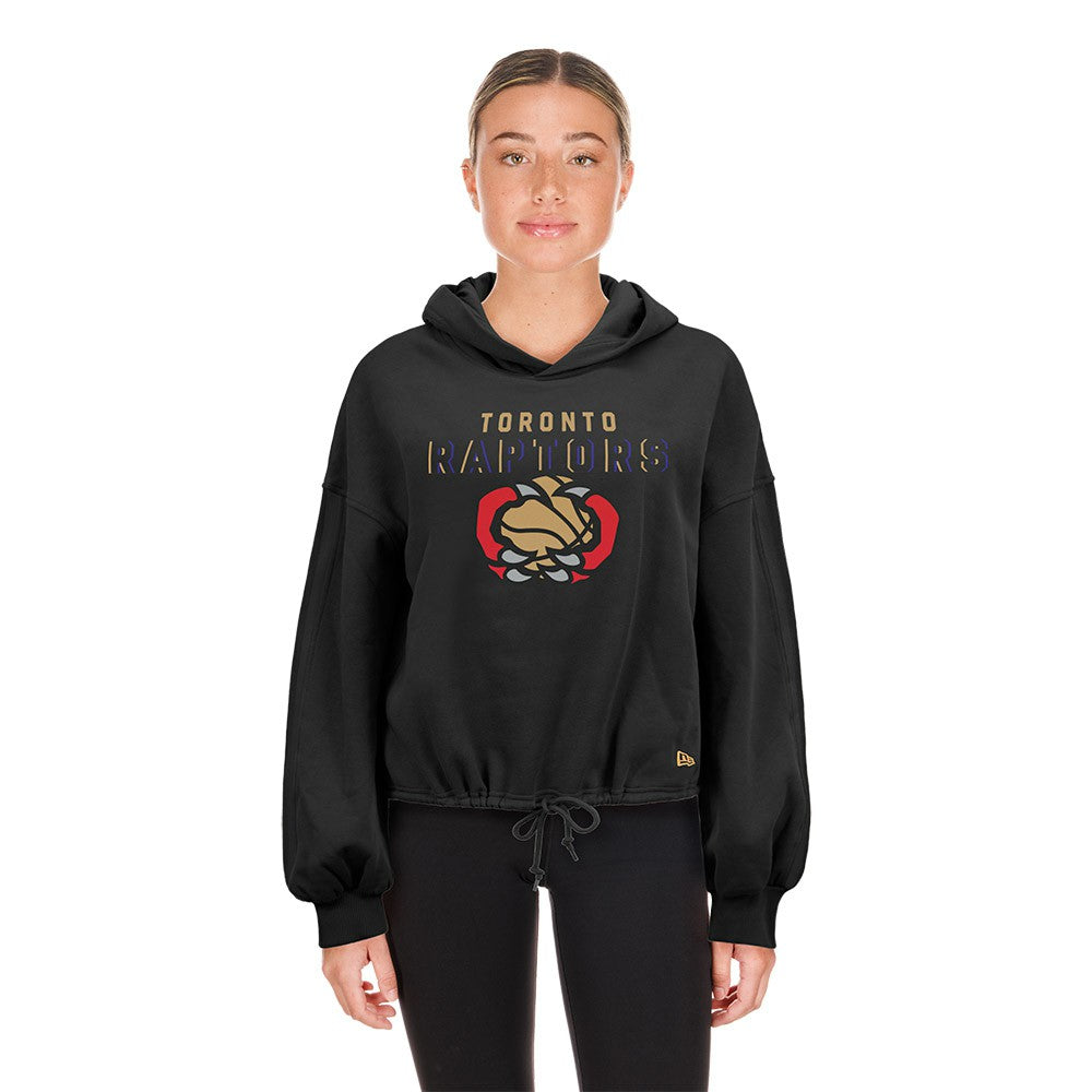 Toronto Raptors Women's 2024/25 City Edition Cropped Pullover Hoodie - Black online