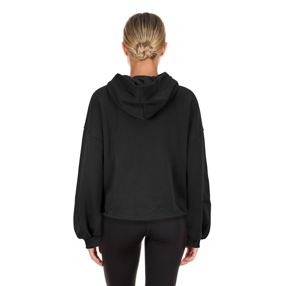Toronto Raptors Women's 2024/25 City Edition Cropped Pullover Hoodie - Black online