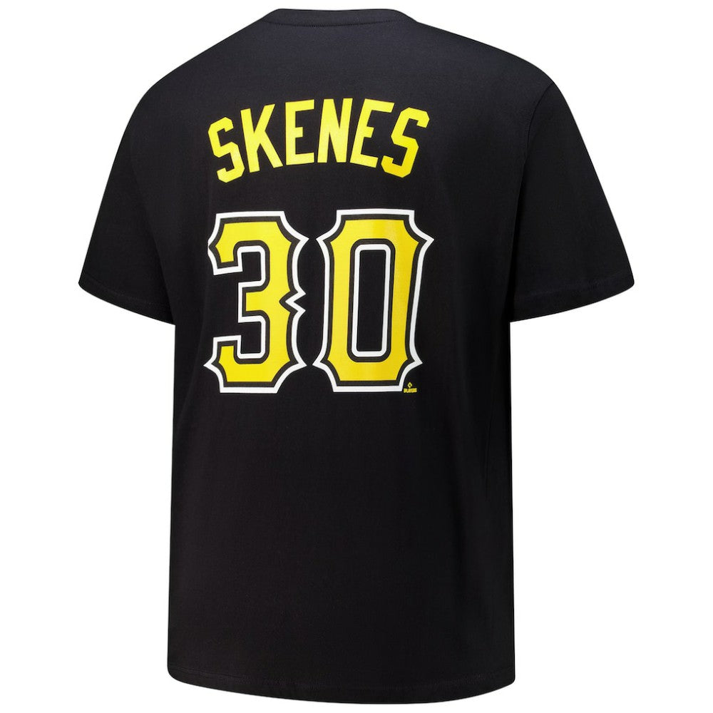 Paul Skenes Pittsburgh Pirates Big & Tall Name & Number T-Shirt Black