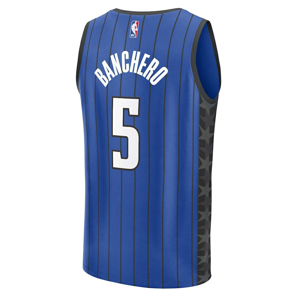 Paolo Banchero Orlando Magic Fast Break Replica Player Jersey - Statement Edition - Blue on sale