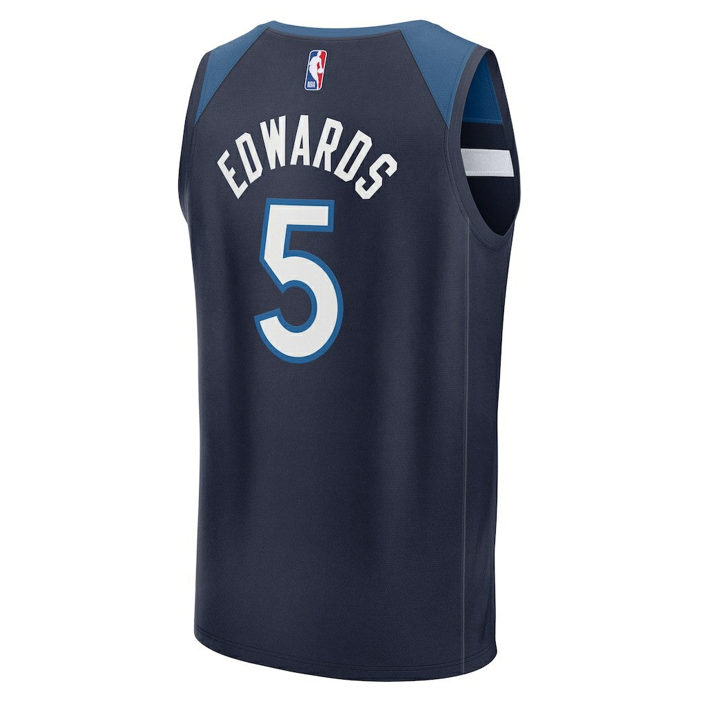 Anthony Edwards Minnesota Timberwolves Fast Break Replica Player Jersey - Icon Edition - Navy cheap