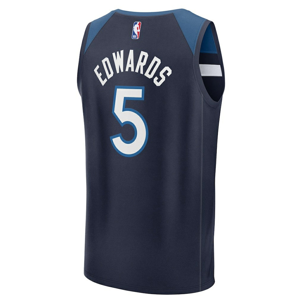 Anthony Edwards Minnesota Timberwolves Fast Break Replica Player Jersey - Icon Edition - Navy cheap