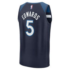 Anthony Edwards Minnesota Timberwolves Fast Break Replica Player Jersey - Icon Edition - Navy cheap