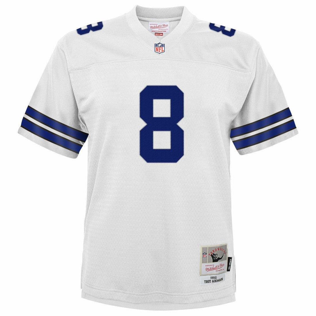 Troy Aikman Dallas Cowboys Youth 1992 Legacy Jersey - White discount