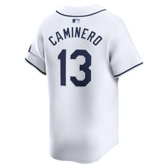 Junior Caminero Tampa Bay Rays Youth Home Limited Player Jersey White
