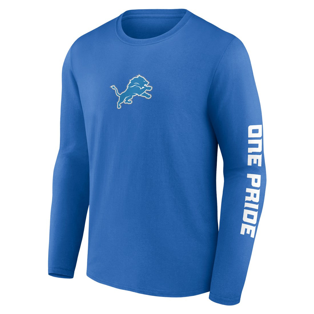 Detroit Lions One Pride Long Sleeve T-Shirt - Blue discount