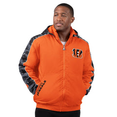 Cincinnati Bengals Starter Thursday Night Gridiron Full-Zip Jacket - Orange discount
