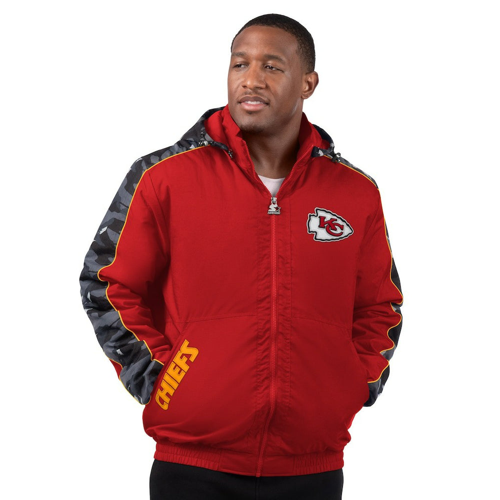 Kansas City Chiefs Starter Thursday Night Gridiron Full-Zip Jacket - Red sale