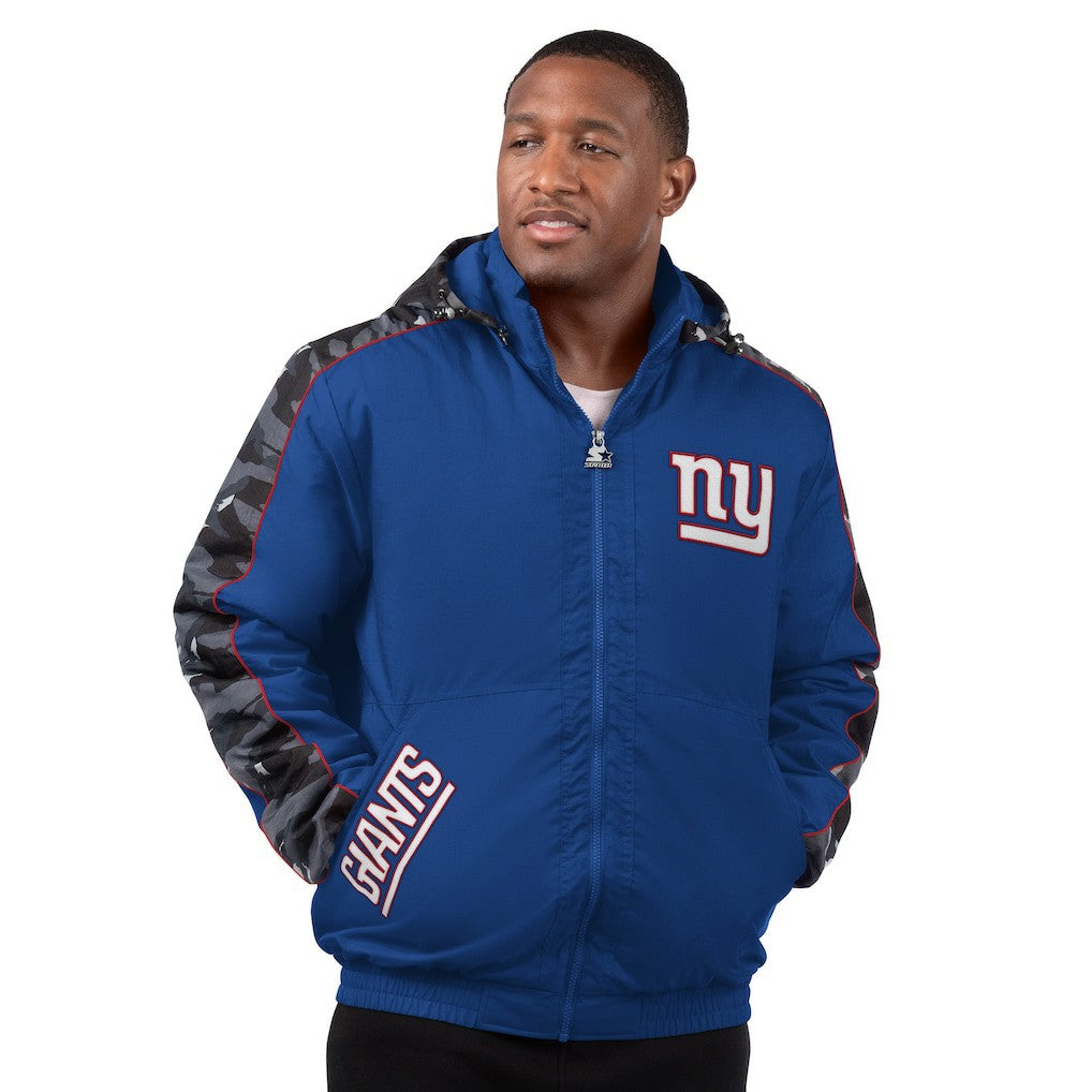 New York Giants Starter Thursday Night Gridiron Full-Zip Jacket - Royal cheap