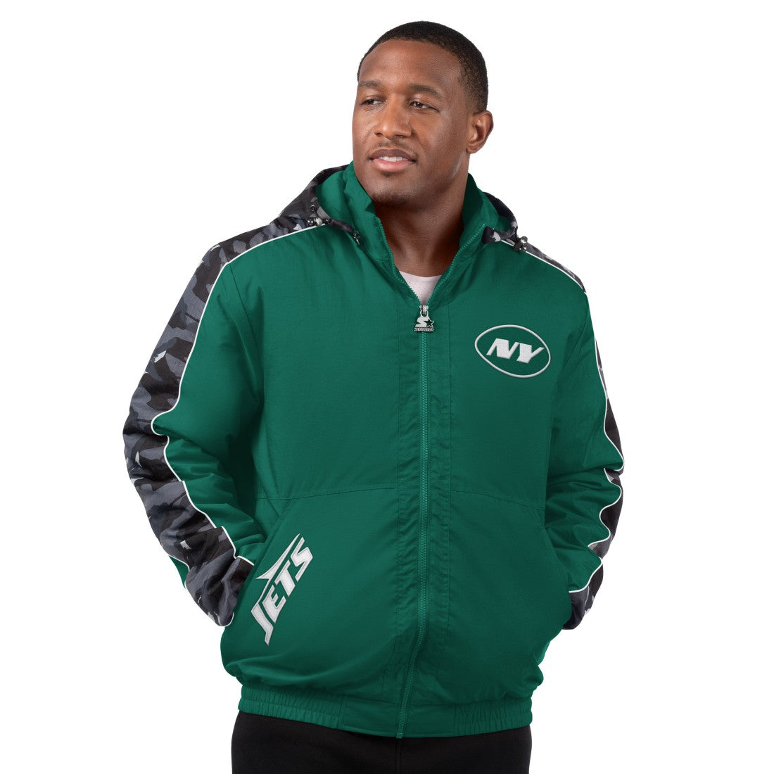 New York Jets Starter Thursday Night Gridiron Full-Zip Jacket - Green cheap