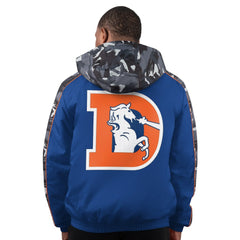 Denver Broncos Starter Thursday Night Gridiron Full-Zip Hoodie Jacket - Navy sale