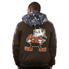 Cleveland Browns Starter Thursday Night Gridiron Full-Zip Hoodie Jacket - Brown cheap