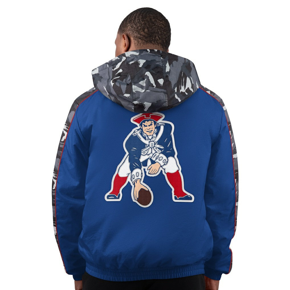 New England Patriots Starter Thursday Night Gridiron Full-Zip Hoodie Jacket - Navy online