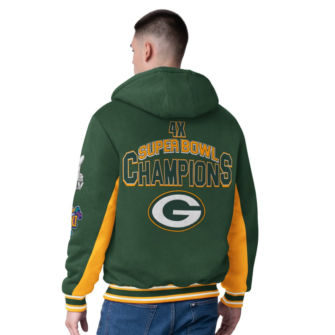 Green Bay Packers G-III Extreme No Huddle Commemorative Full-Zip Hoodie Jacket - Green sale