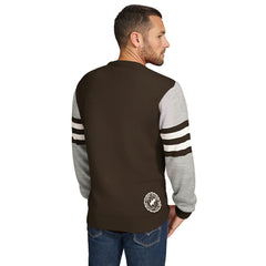Cleveland Browns Tommy Hilfiger Acrylic Crewneck Pullover Sweater - Brown/Heather Gray outlet