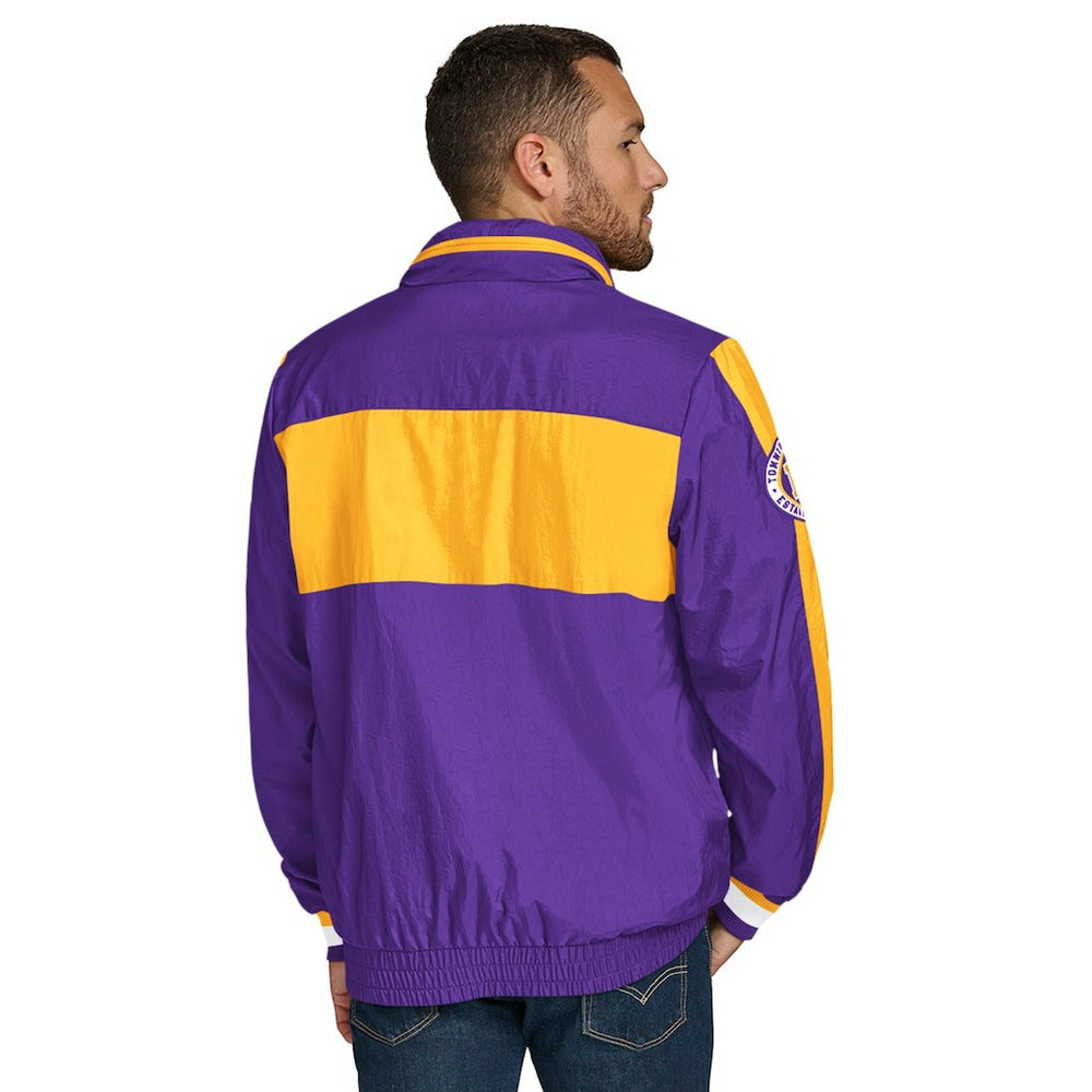 Minnesota Vikings Tommy Hilfiger Gael Lightweight Half-Zip Hoodie Jacket - Purple sale
