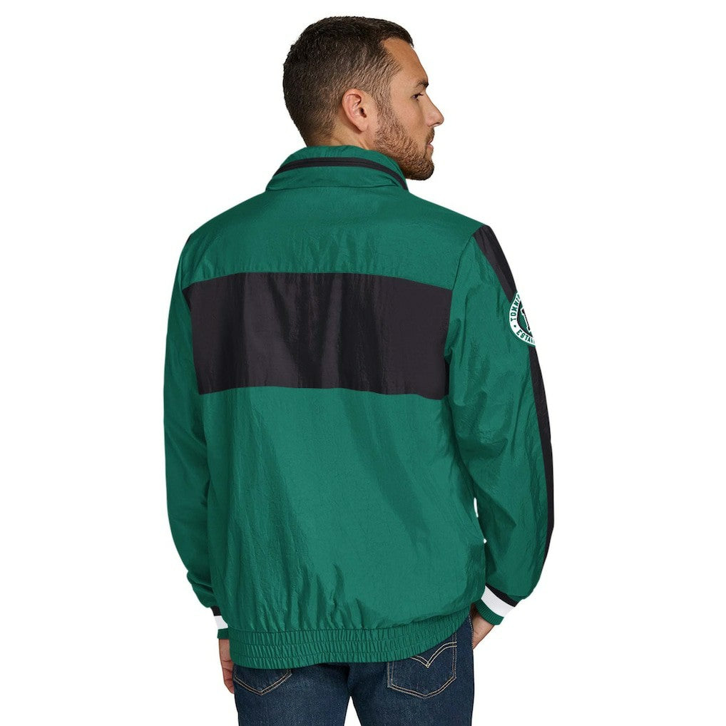 New York Jets Tommy Hilfiger Gael Lightweight Half-Zip Hoodie Jacket - Green outlet