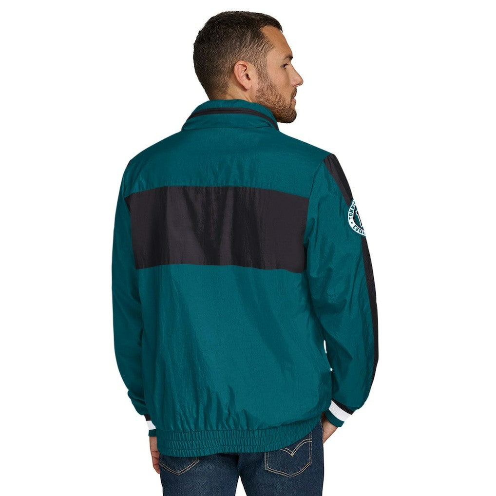 Philadelphia Eagles Tommy Hilfiger Gael Lightweight Half-Zip Hoodie Jacket - Green discount