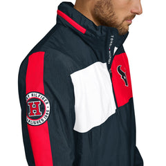 Houston Texans Tommy Hilfiger Gael Lightweight Half-Zip Pullover Hoodie Jacket - Navy discount