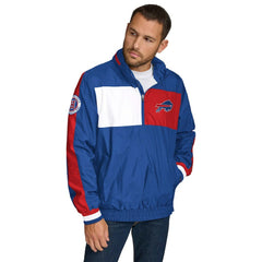 Buffalo Bills Tommy Hilfiger Gael Lightweight Half-Zip Hoodie Jacket - Royal outlet