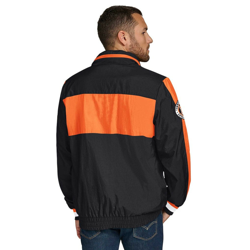 Cincinnati Bengals Tommy Hilfiger Gael Lightweight Half-Zip Pullover Hoodie Jacket - Black sale