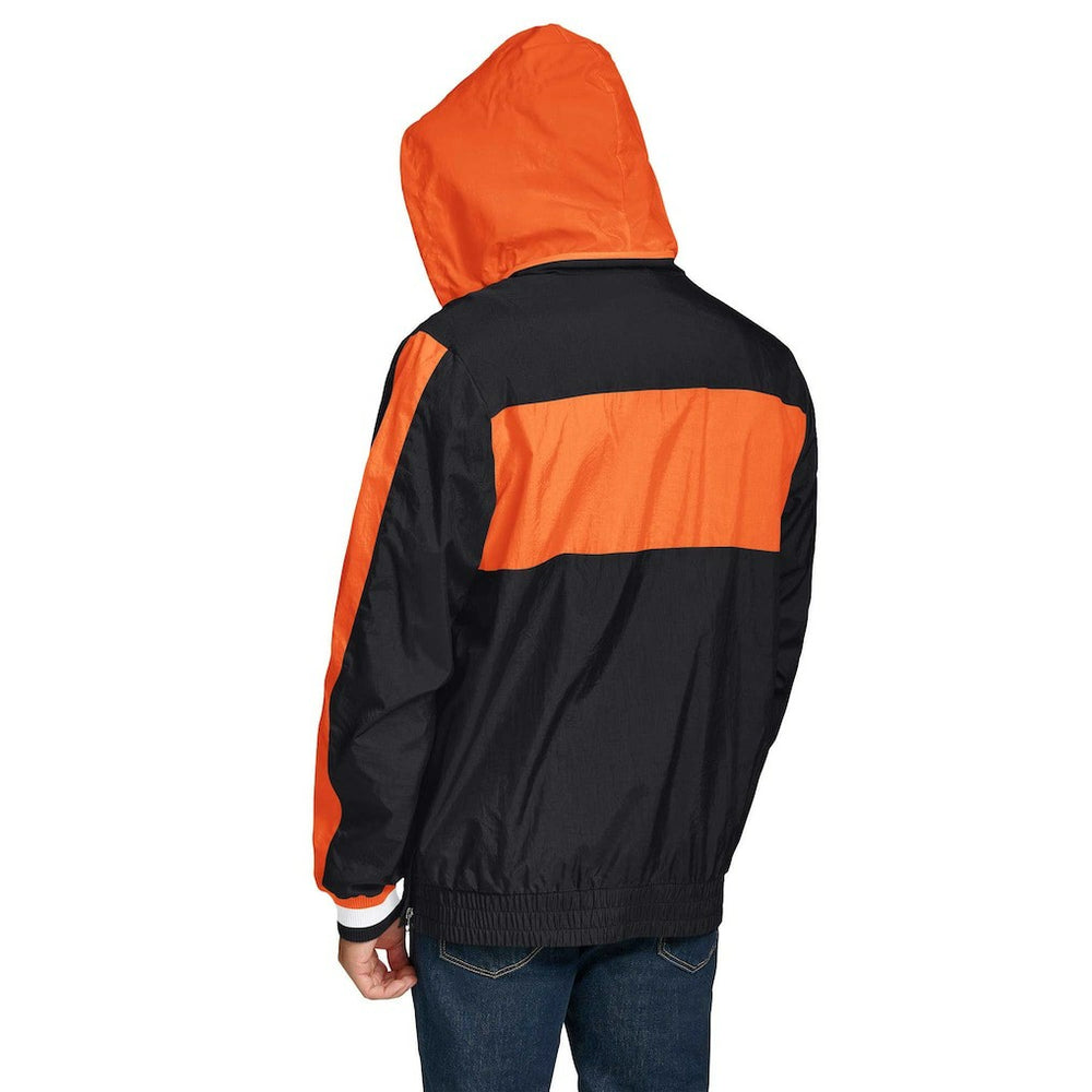 Cincinnati Bengals Tommy Hilfiger Gael Lightweight Half-Zip Pullover Hoodie Jacket - Black sale