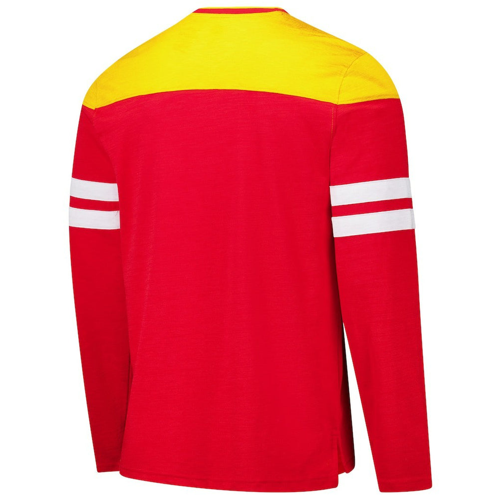 Kansas City Chiefs G-III Sports by Carl Banks Adaptive Hail Mary Long Sleeve T-Shirt - Red/Gold online