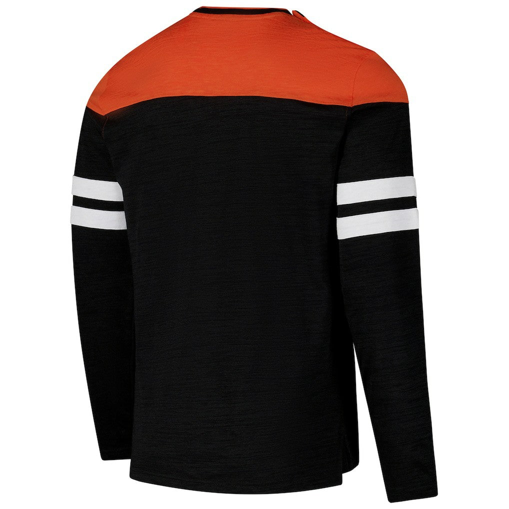 Cincinnati Bengals G-III Sports by Carl Banks Adaptive Hail Mary Long Sleeve T-Shirt - Black/Orange online