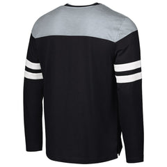 Las Vegas Raiders G-III Sports by Carl Banks Adaptive Hail Mary Long Sleeve T-Shirt - Black/Silver sale