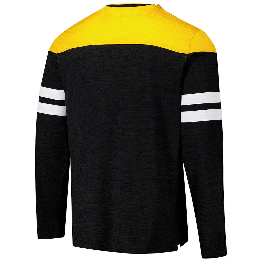 Pittsburgh Steelers G-III Sports by Carl Banks Adaptive Hail Mary Long Sleeve T-Shirt - Black/Gold for sale