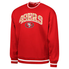 San Francisco 49ers G-III Sports by Carl Banks Adaptive Blocker Fleece Pullover Sweatshirt - Scarlet for sale