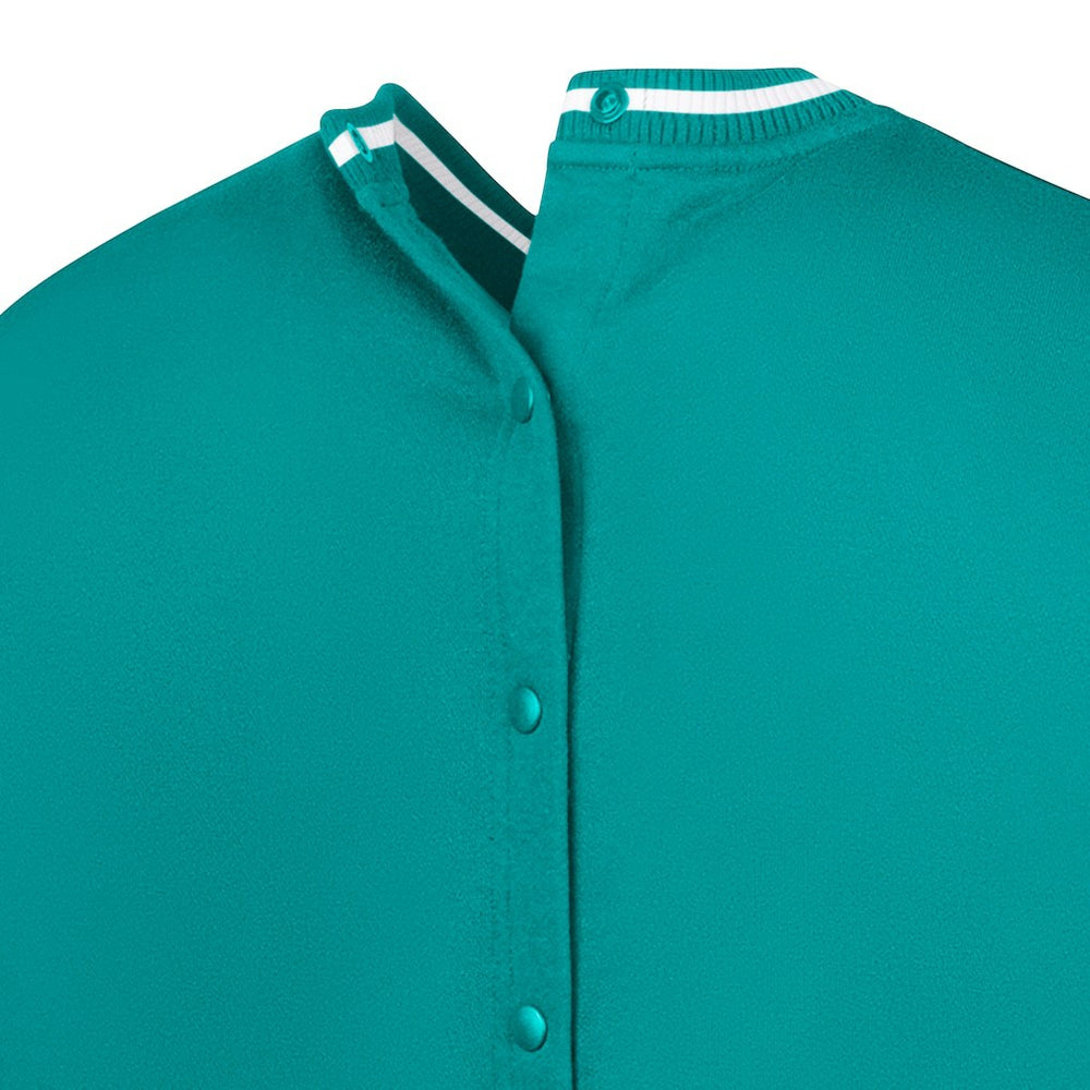Miami Dolphins G-III Sports by Carl Banks Adaptive Blocker Fleece Pullover Sweatshirt - Aqua for sale