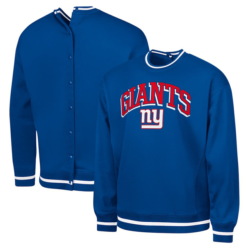 New York Giants G-III Sports by Carl Banks Adaptive Blocker Fleece Pullover Sweatshirt - Royal discount