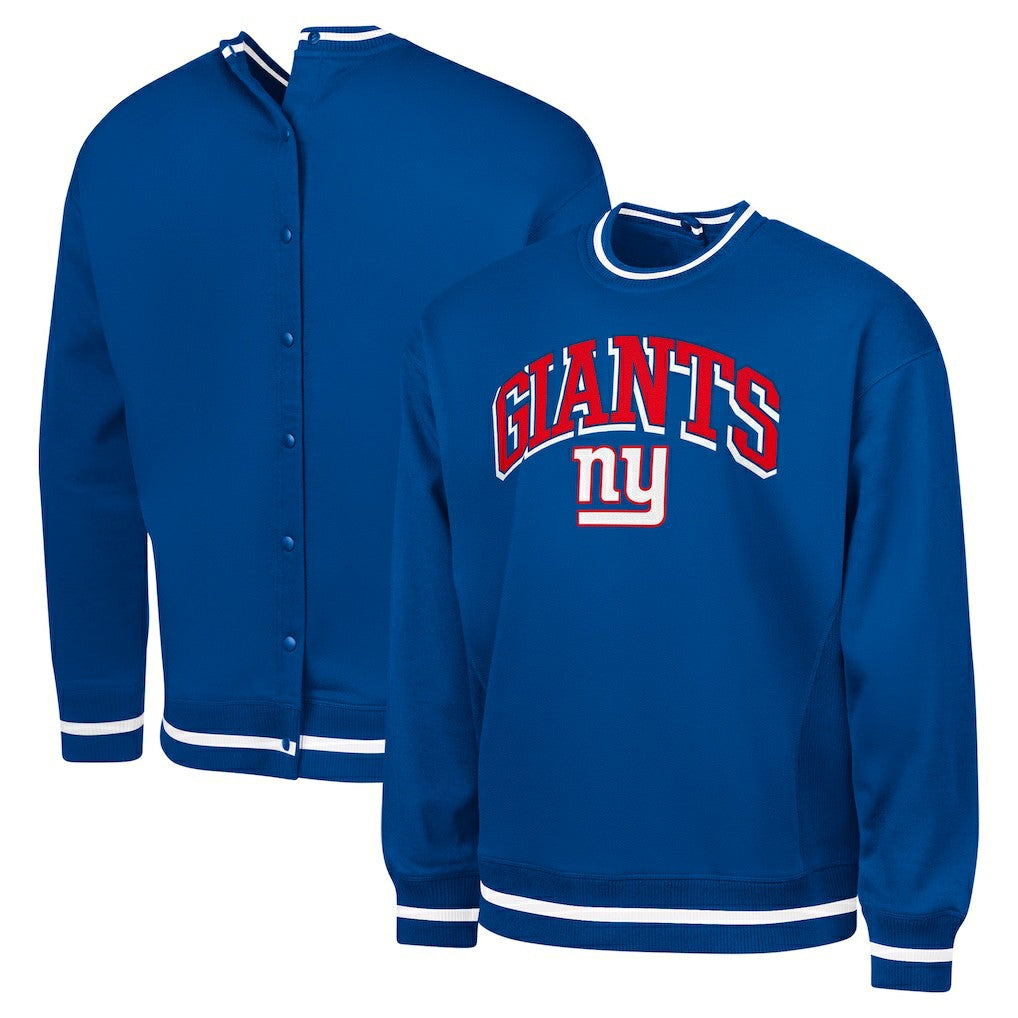 New York Giants G-III Sports by Carl Banks Adaptive Blocker Fleece Pullover Sweatshirt - Royal discount