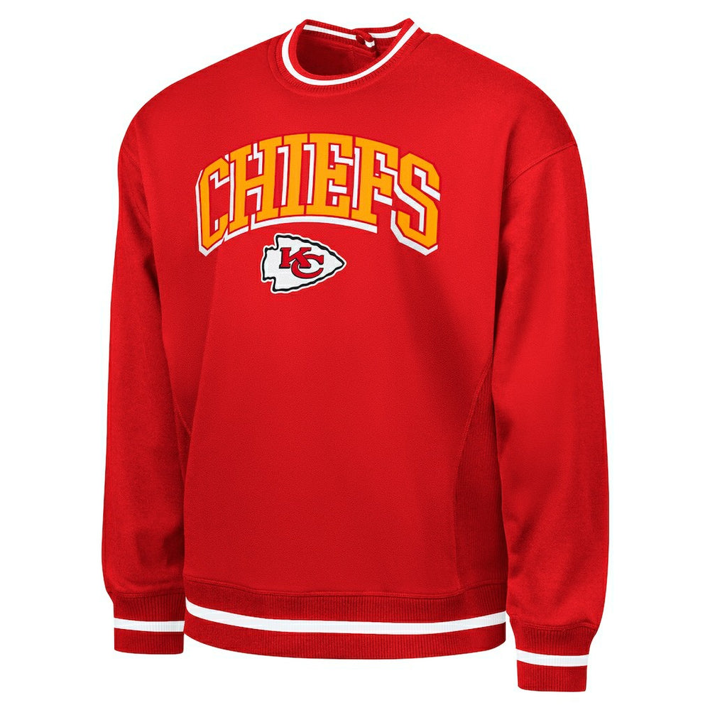 Kansas City Chiefs G-III Sports by Carl Banks Adaptive Blocker Fleece Pullover Sweatshirt - Red on sale