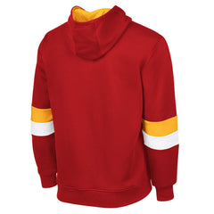 Kansas City Chiefs G-III Sports by Carl Banks Adaptive Faceoff Pullover Hoodie - Red/Gold discount