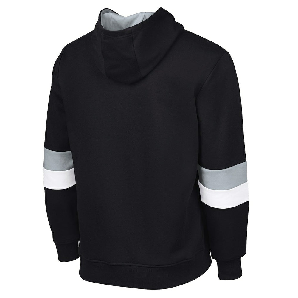 Las Vegas Raiders G-III Sports by Carl Banks Adaptive Faceoff Pullover Hoodie - Black/Silver on sale